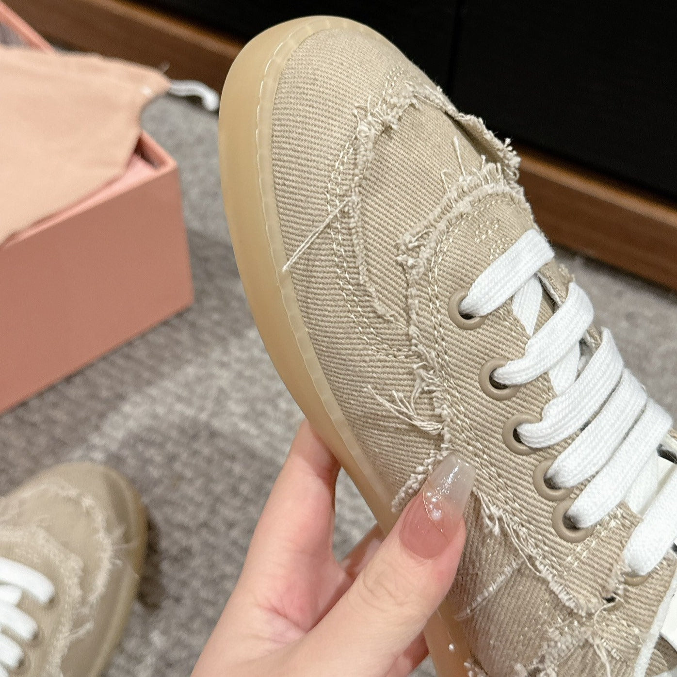 Dexun Sneaker Gray Canvas、mysite、Cacoeks