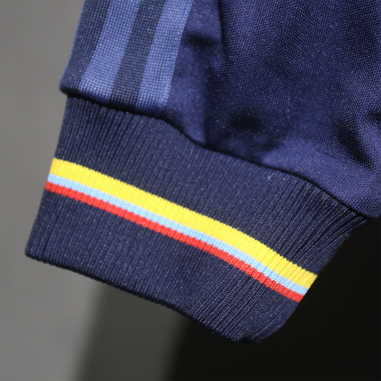 GlobeJersey-Colombia 2024 100th Anniversary Jacket Training Tracksuit - Deep Blue