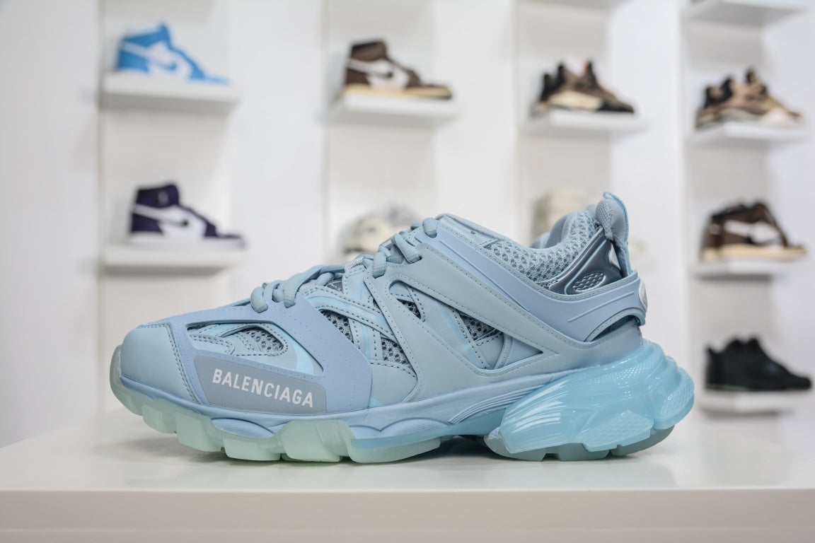 Balenciaga Track Trainer Clear Sole Light Blue、mysite、Cacoeks