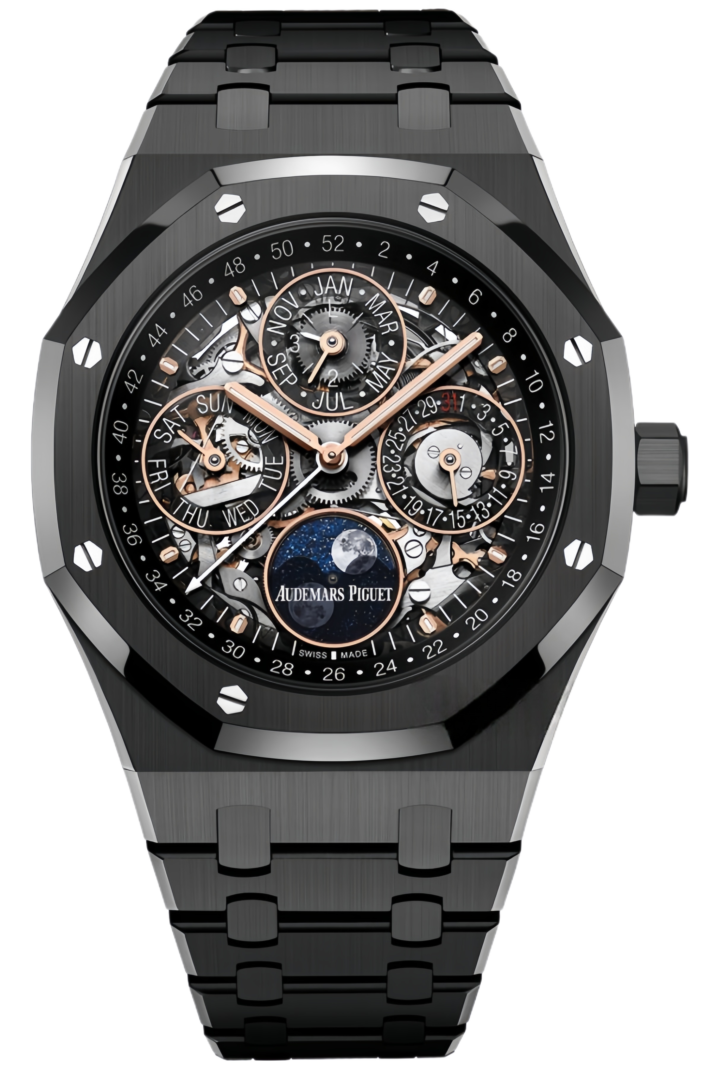 Audemars Piguet Royal Oak Offshore Ref. 26585CE.OO.1225CE.01 Super Clone Watch – 43mm Ceramic Case Blue Dial Swiss Replica