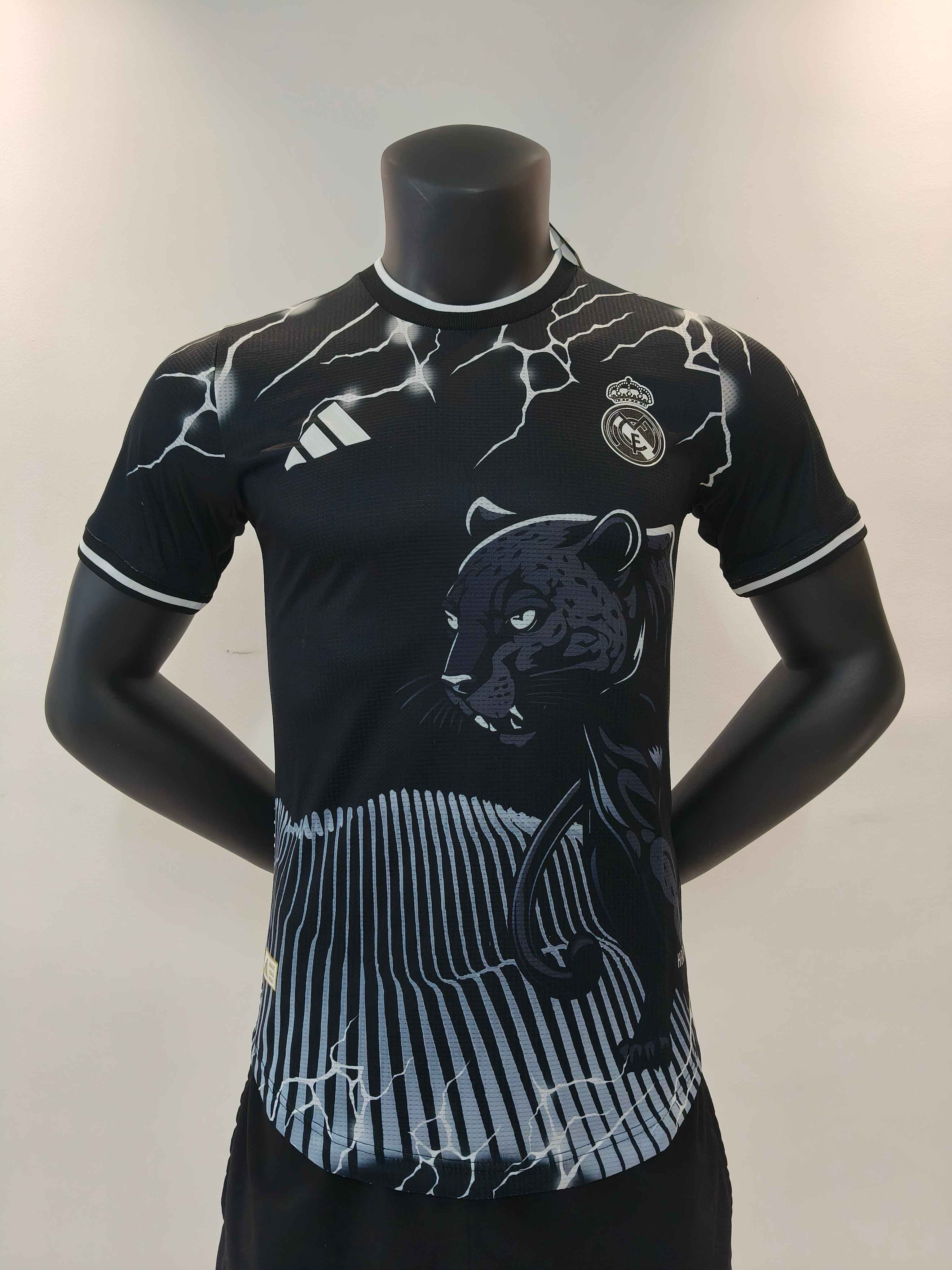 24/25 Real Madrid White Leopard Special Edition Football Shirt-mysite Custom Football Kit- Nextkits
