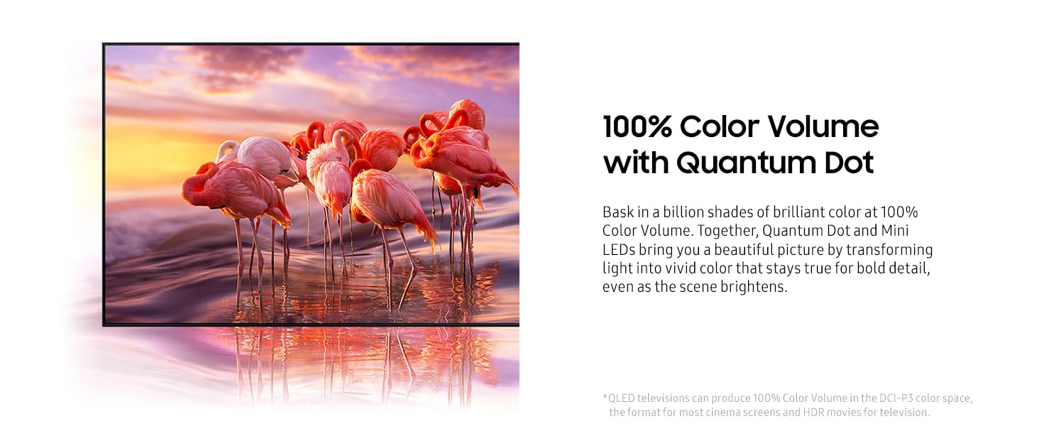 100% Color Volume with Quantum Dot*