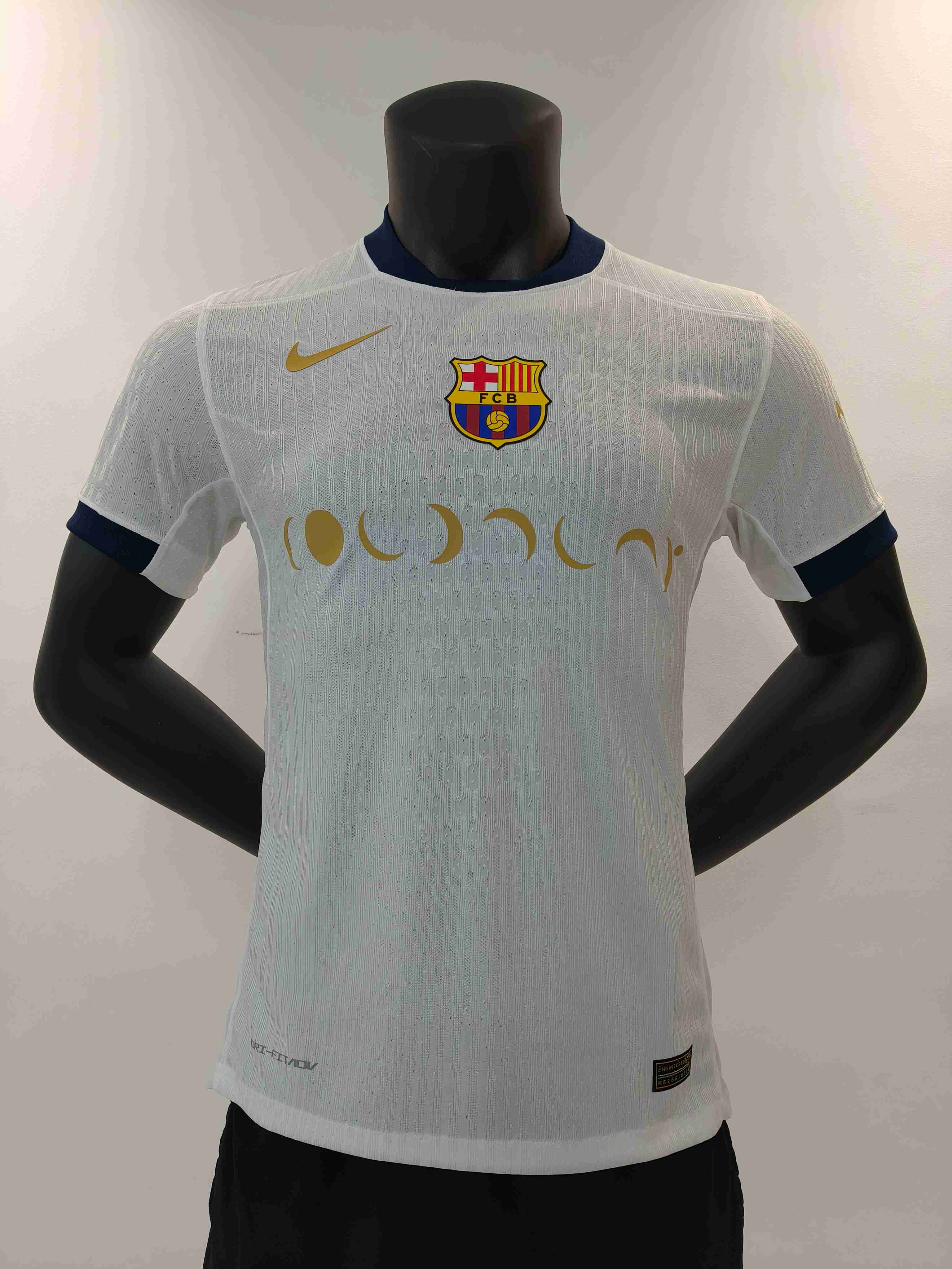 24/25 Barcelona White Special Edition Football Shirt-mysite Custom Football Kit- Nextkits