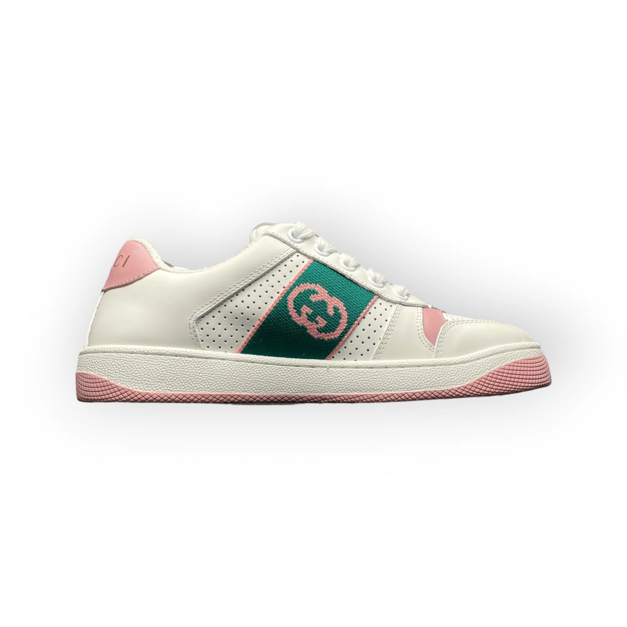Gucci Screener Sneaker in Light Pink White、mysite、Cacoeks