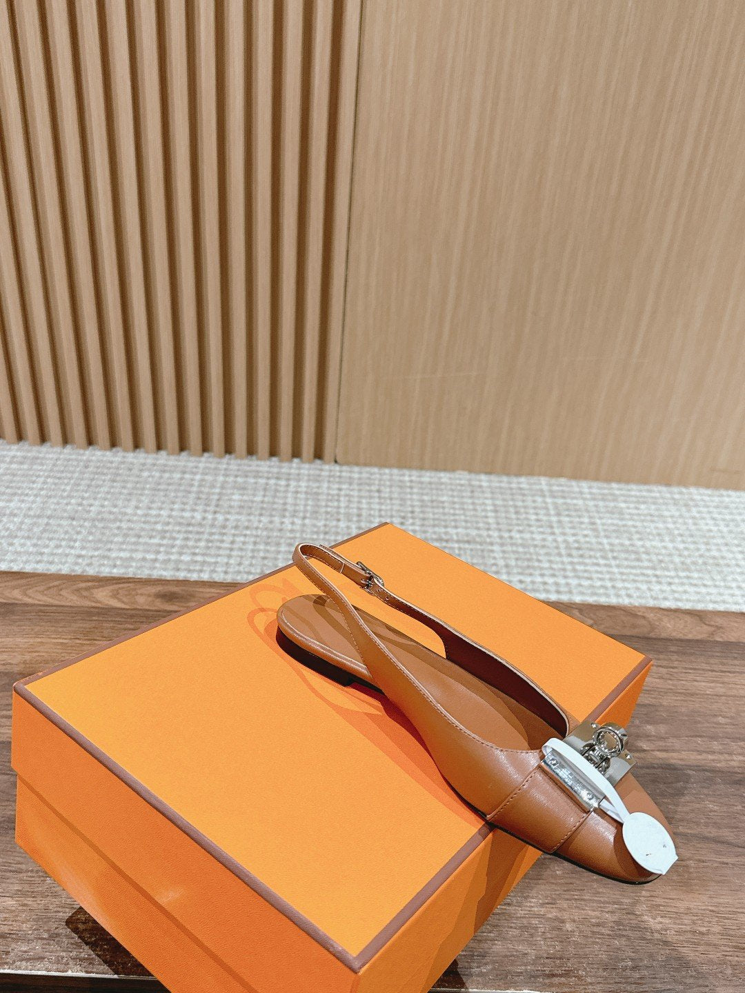 Innocente Slingback Suede Goatskin Brown、mysite、Cacoeks