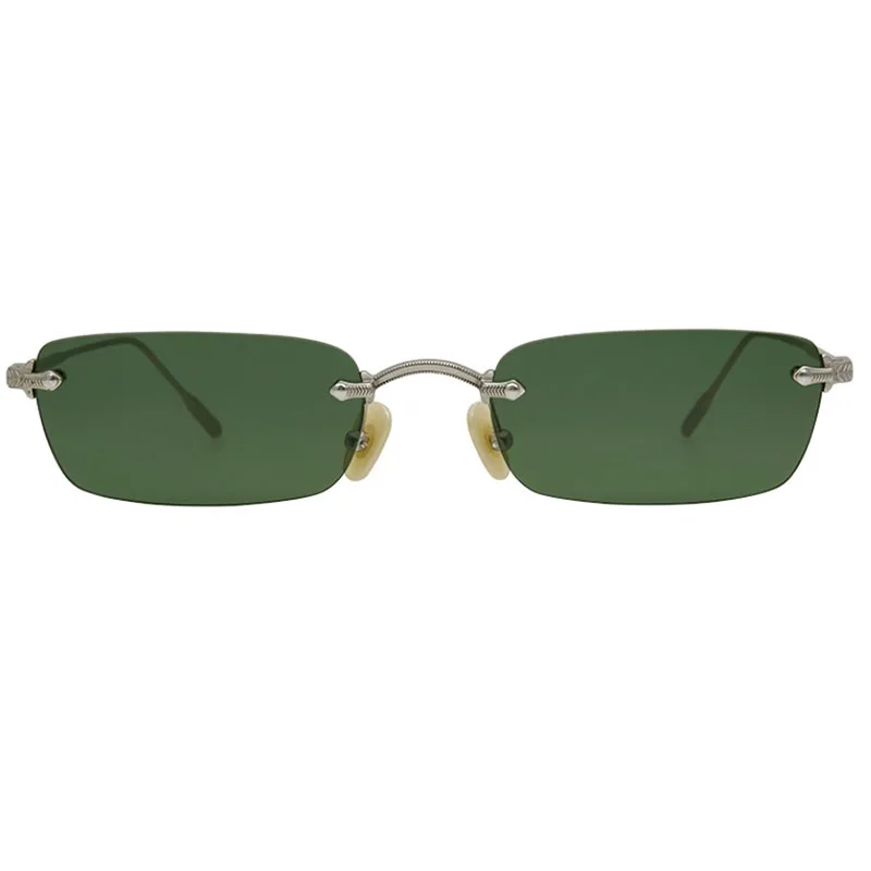 Belight Optical Mini Acetate with Metal  Vintage Retro Sunglasses Women Men UV400 Protection with Case Oculos DAVEIGH OV1247S