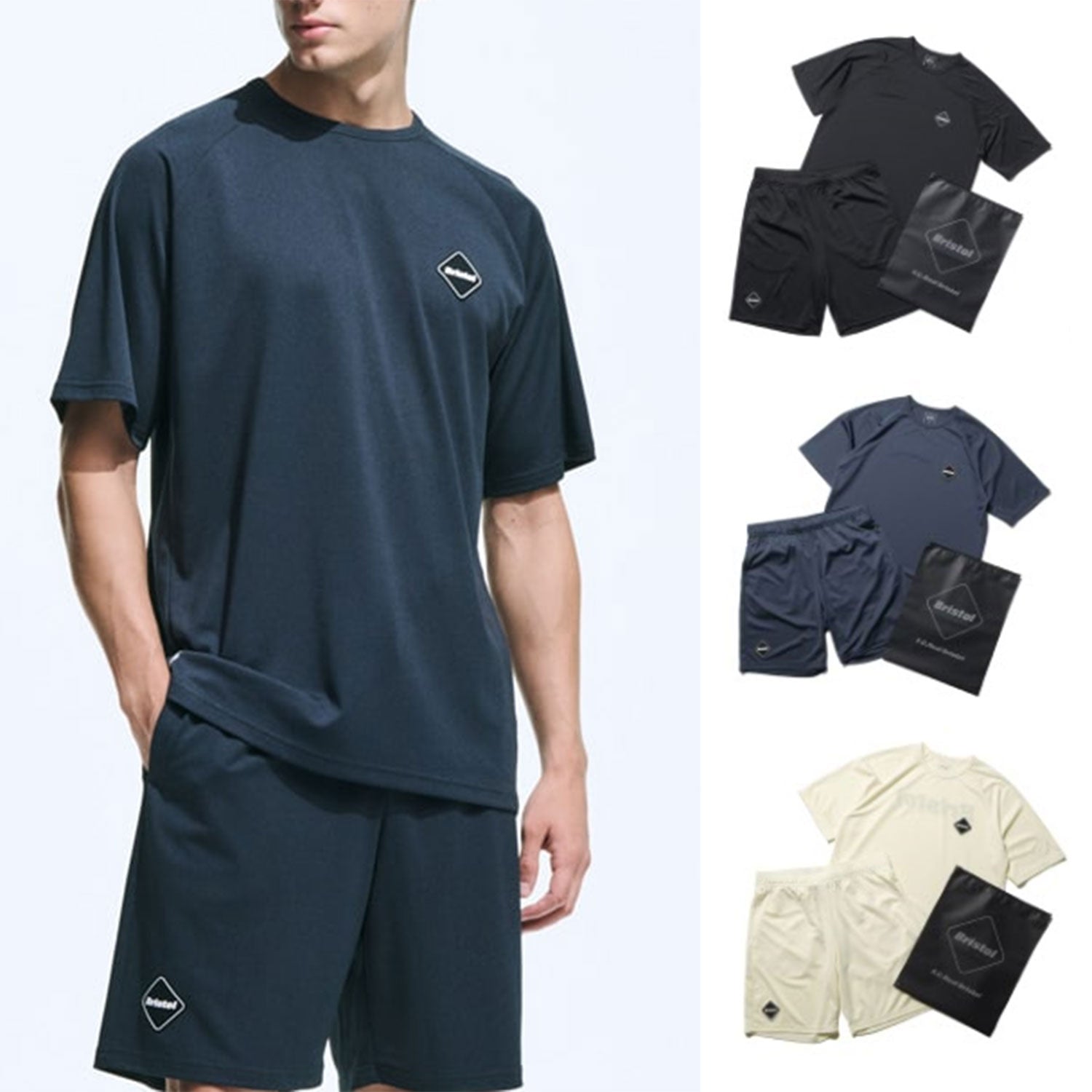 F.C.Real Bristol 25S/S POLARTEC POWER DRY TRAINING TOP & SHORTS  FCRB-250059 