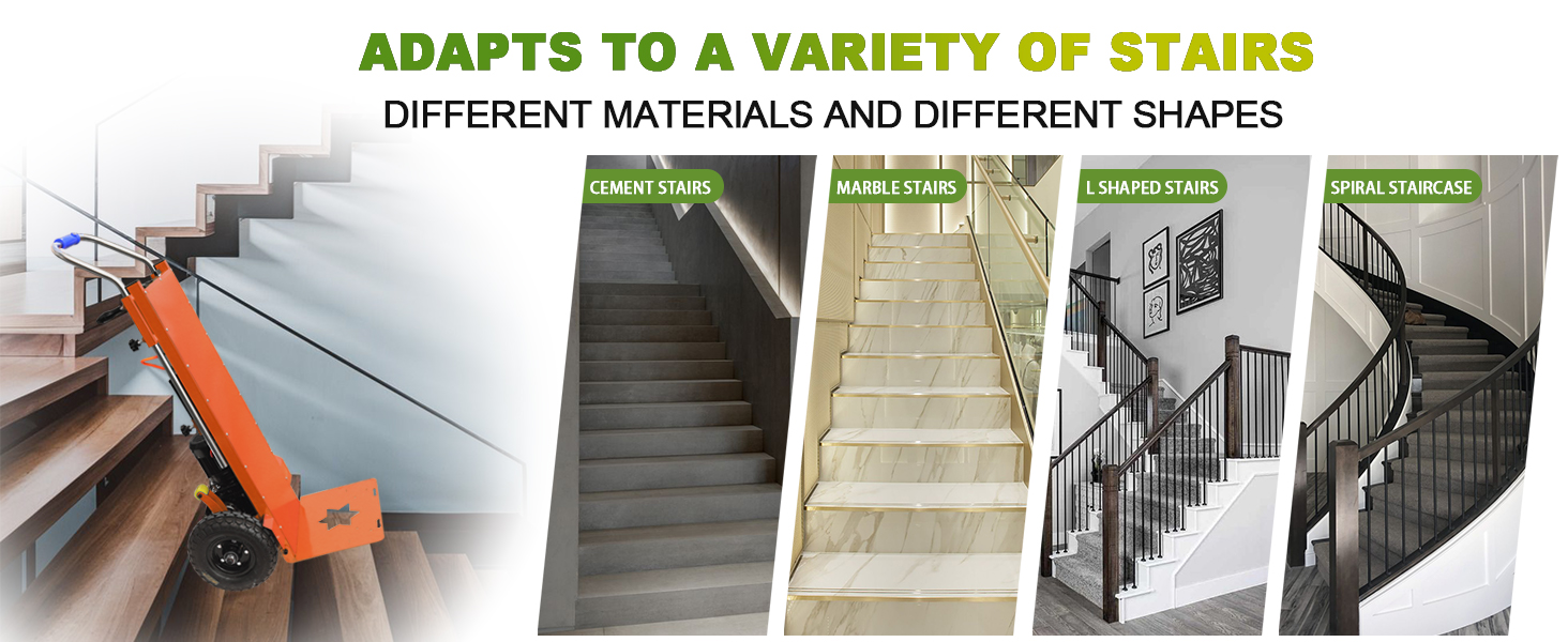 Adapts to different stairs