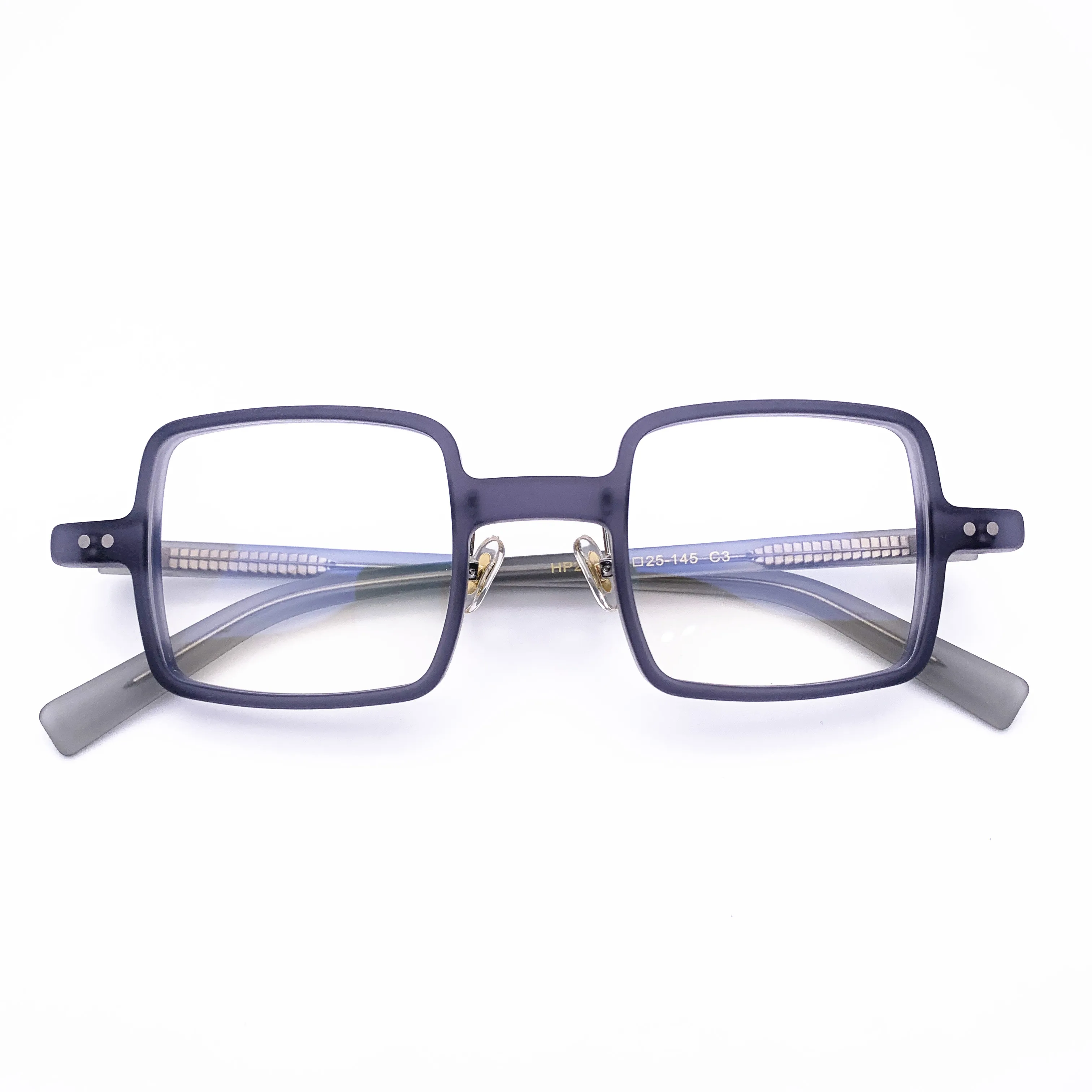 Belight Optical Fancy Design Acetate Square Shape  Men Women Vintage Retro Prescription Eyeglasses  Frame Eyewear HP242