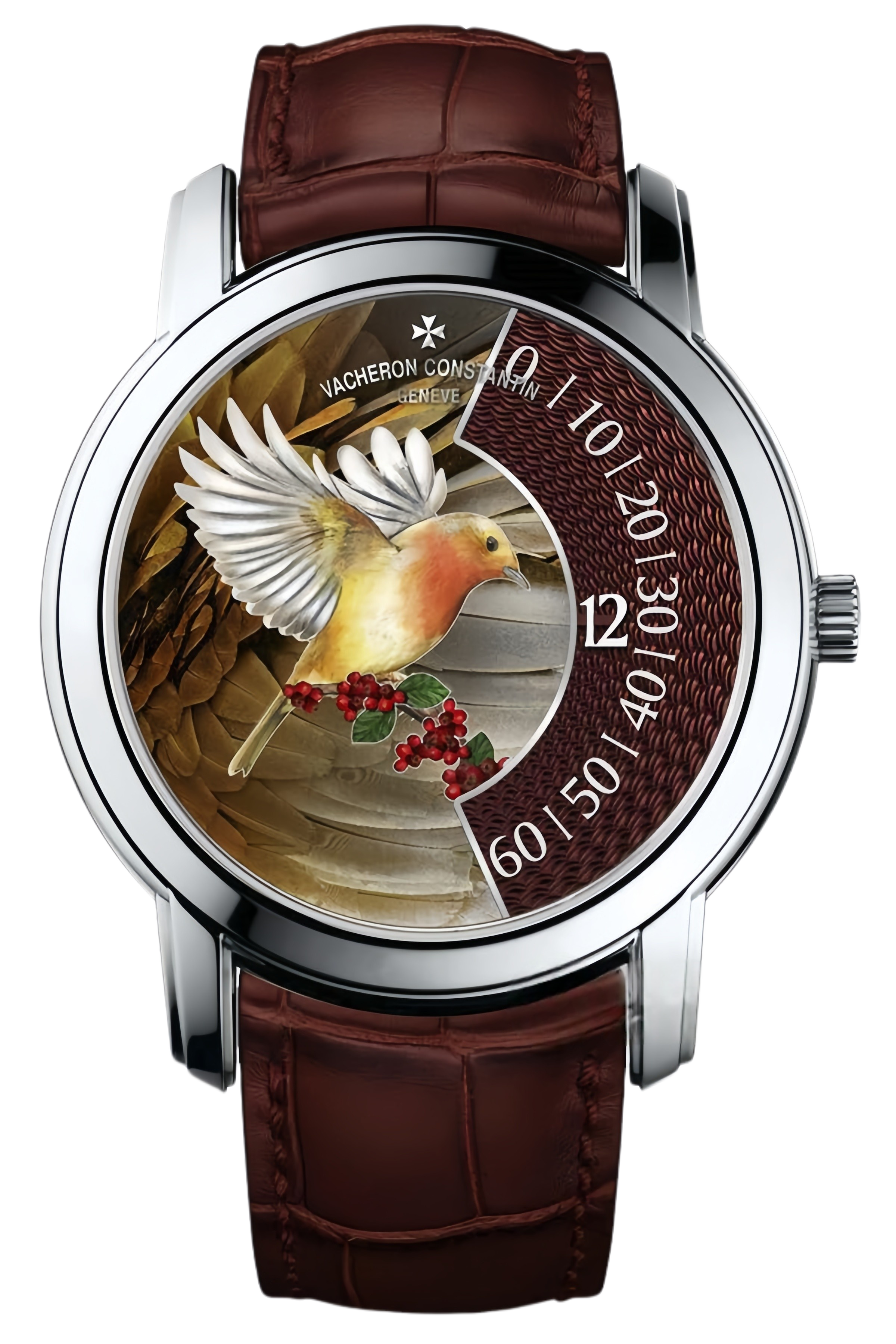 Vacheron Constantin Les Cabinotiers Ref. 2010C/000G-B684 Super Clone Watch – White Gold Case Artistic Enamel Dial Swiss Replica