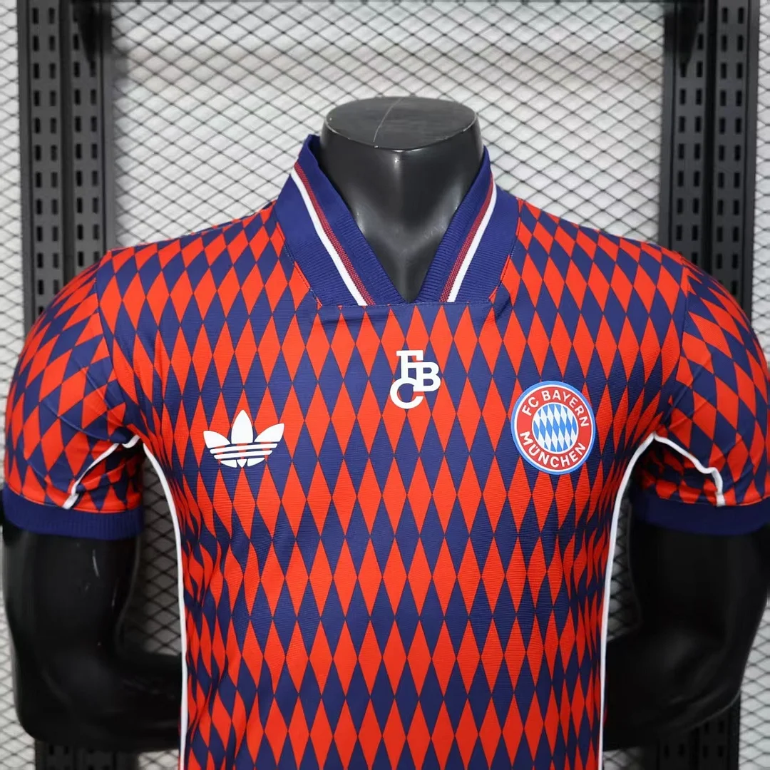 2025/2026 Player Version Bayern Munich Edition Special Red Football Shirt 1:1 Thai Quality:football jersey mysite: unitedjerseyfootball 邓江浪:football