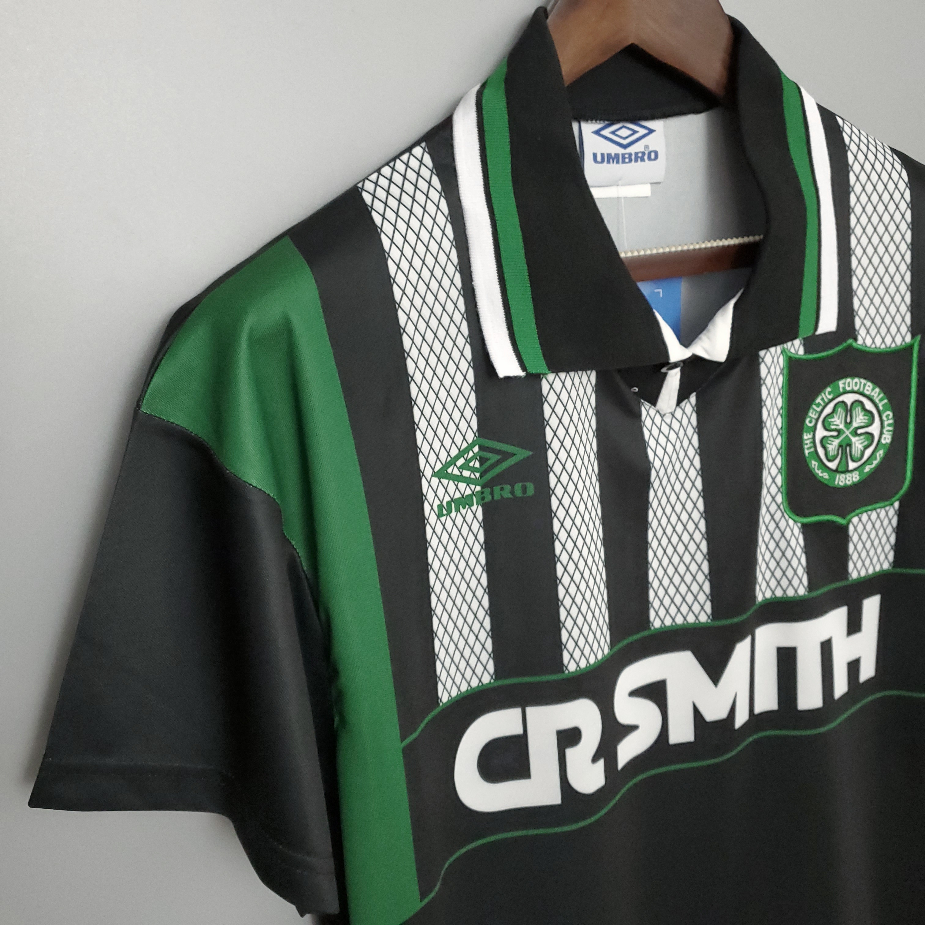 ManixJersey.com | Retro Celtic 1994-95 Away Stadium Jersey -Customize Name, Number and Patch | Worldwide Shipping