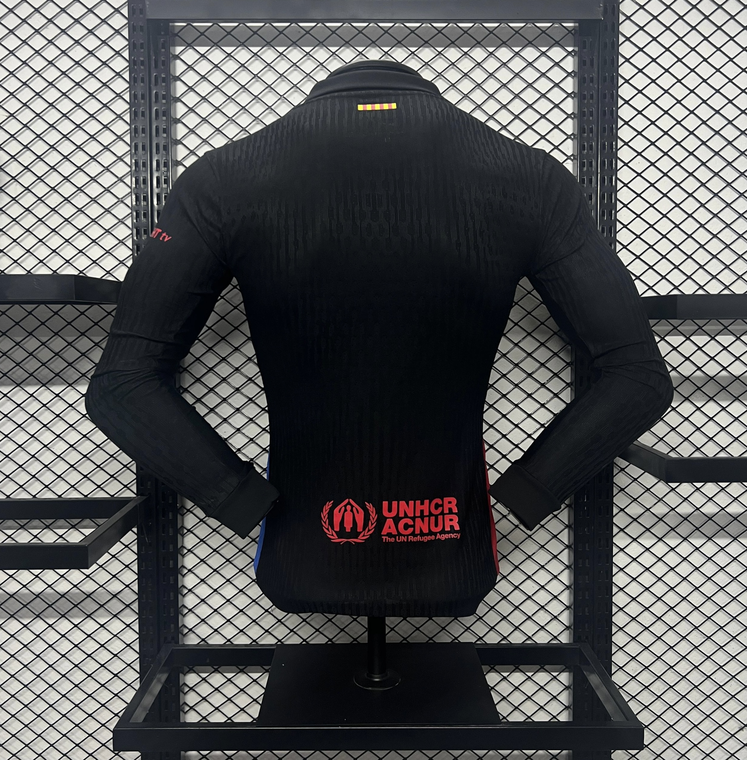ManixJersey.com | Barcelona 24-25 Away Long Sleeve Jersey - Player Version -Customize Name, Number and Patch | Worldwide Shipping