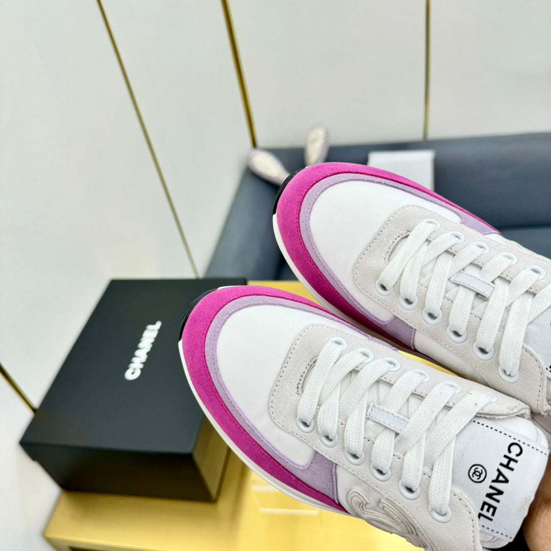 CLASSIC TRAINER IN GREY MIX BRIGHT PINK MERCERIZED VELVET、mysite、Cacoeks