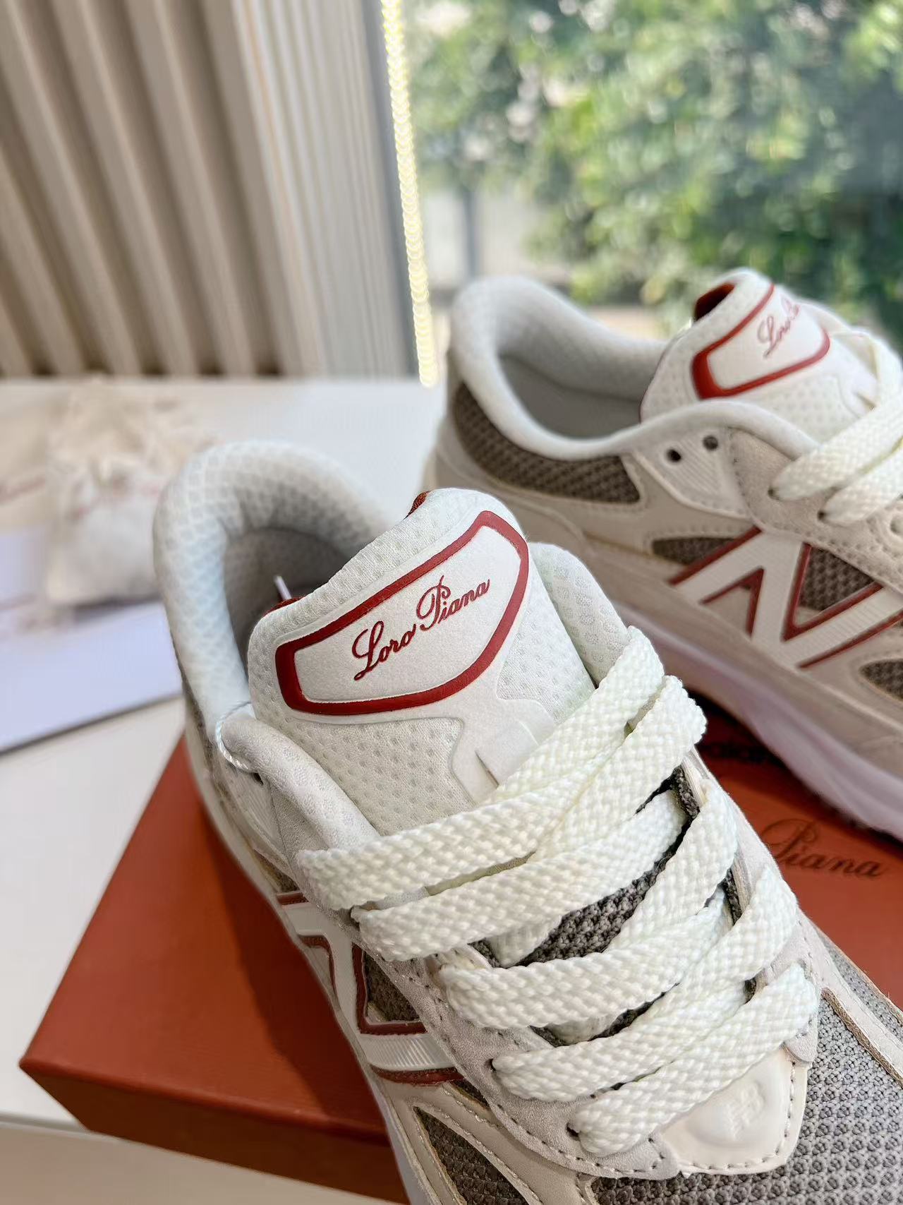 LP&NB CLASSIC BISCUIT SNEAKERS WHITE SUEDE、mysite、Cacoeks