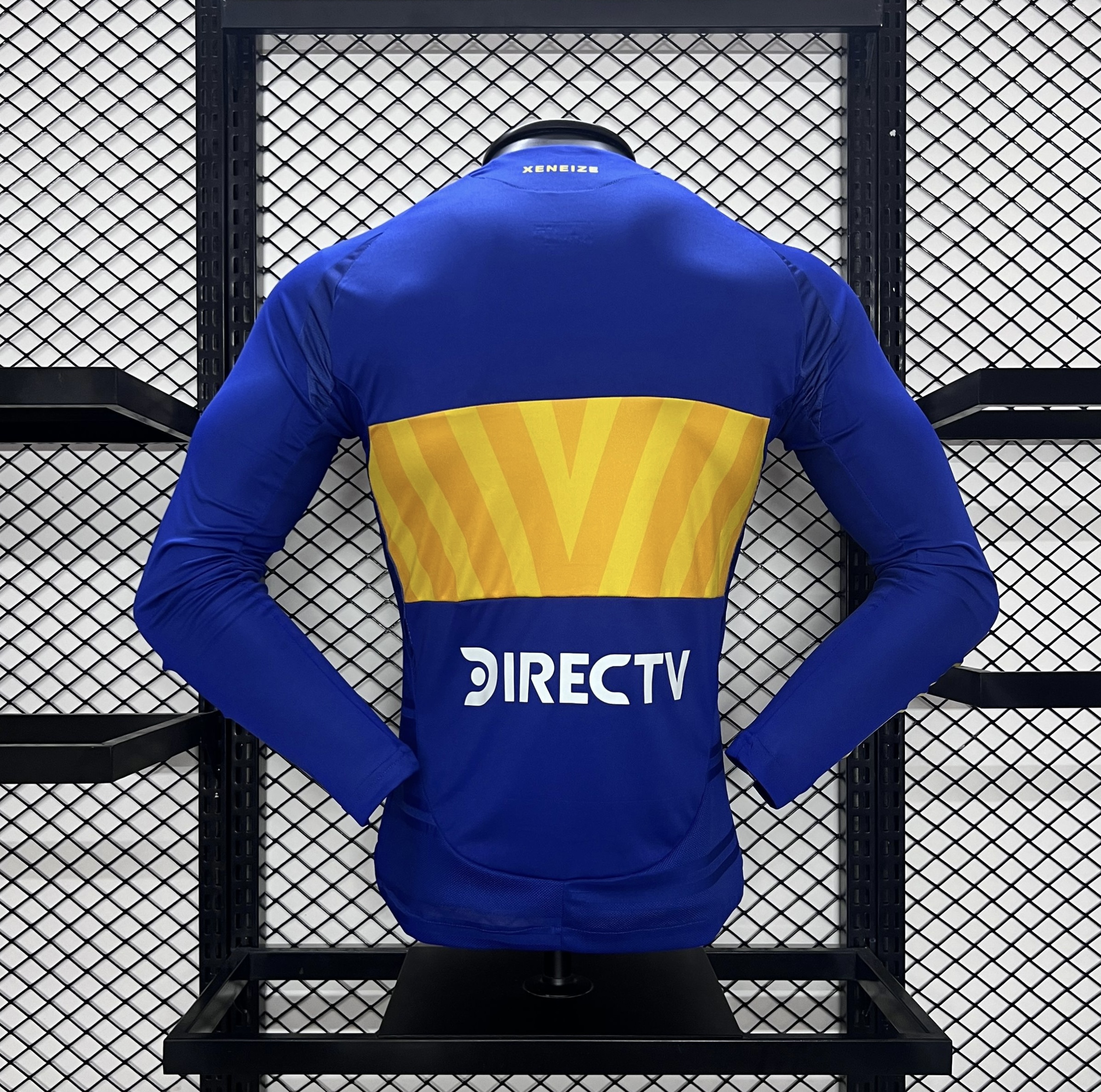 JerseysGala.com | Boca Juniors 24-25 Home Long Sleeve Jersey - Player Version -Customize Name, Number and Patch | Worldwide Shipping