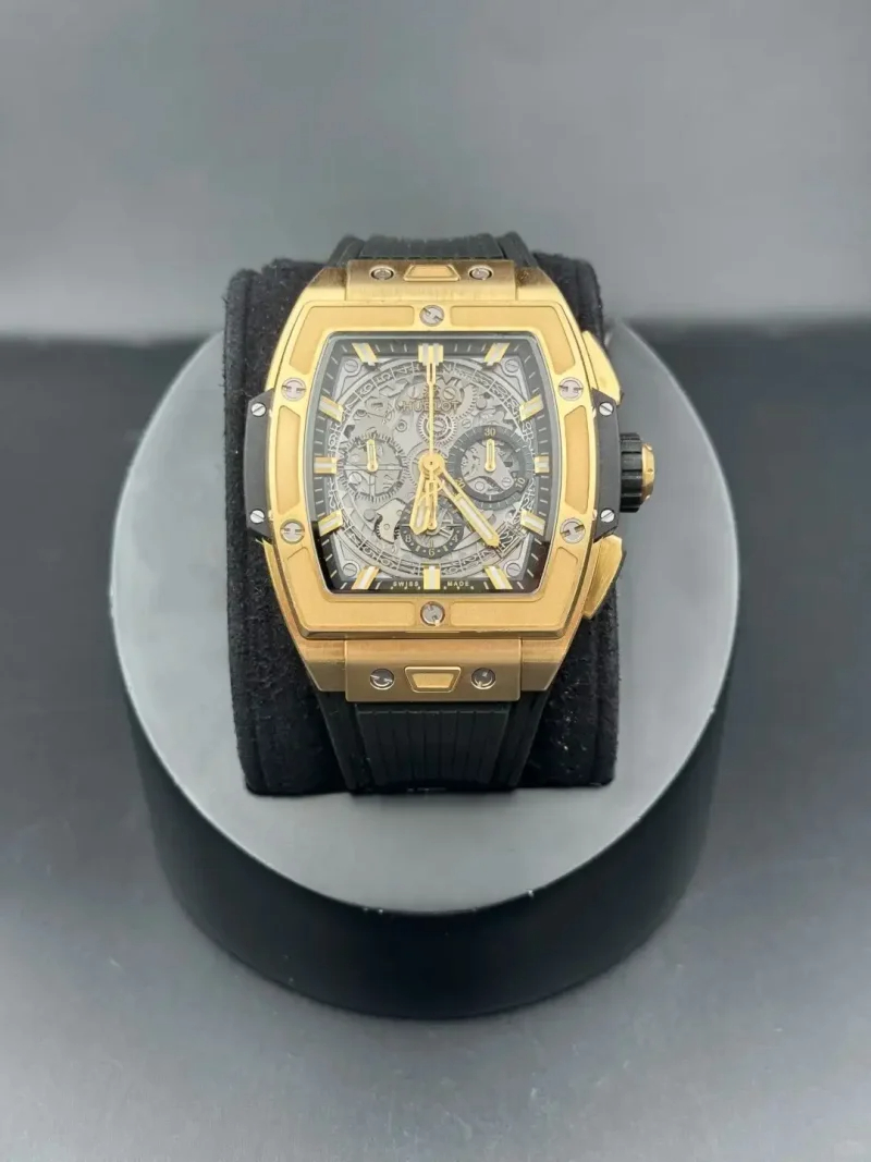 Hublot Big Bang Ref. 642.VX.0130.RX Super Clone Watch – Titanium Black Carbon Fiber Dial Rubber Strap Fake Replica