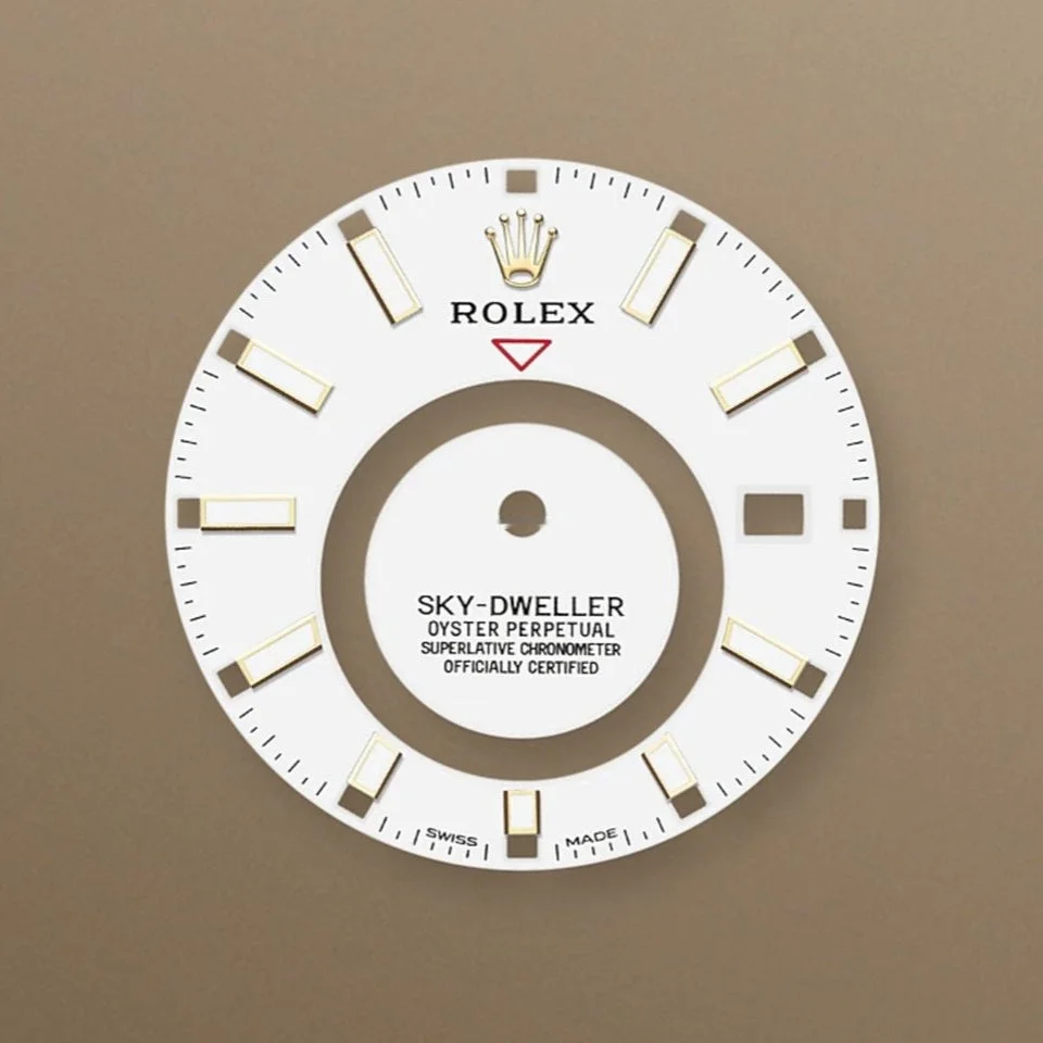 Rolex Sky-Dweller 326933 White Dial Jubilee Two-Tone Yellow Gold Stainless Steel | Watch Rapport