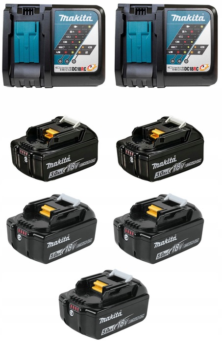Купить набор аккумуляторов MAKITA 18 V 5.0 с: отзывы, фото, характеристики в интернет-магазине Aredi.ru