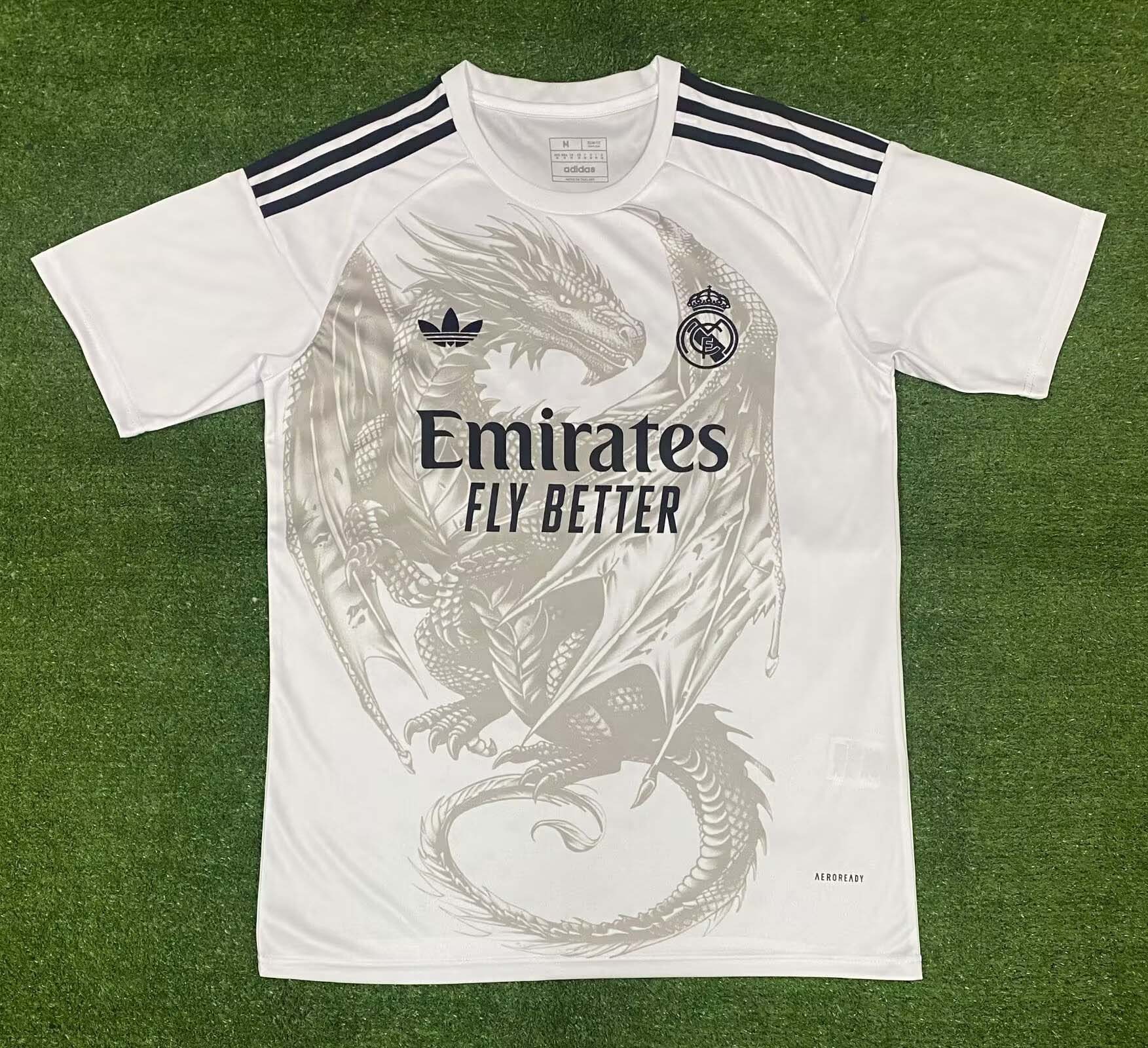 2024/2025 Real Madrid Special Edition White Gray Football Shirt1:1 Thai Quality:football jersey mysite: unitedjerseyfootball 邓江浪:football