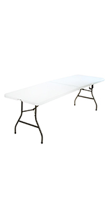 Cosco 8ft folding table white