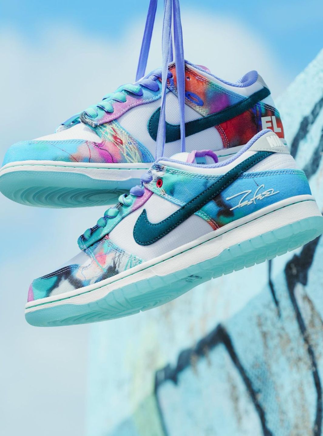 Nike SB Dunk Low Futura Laboratories Bleached Aqua、NIKE、Cacoeks