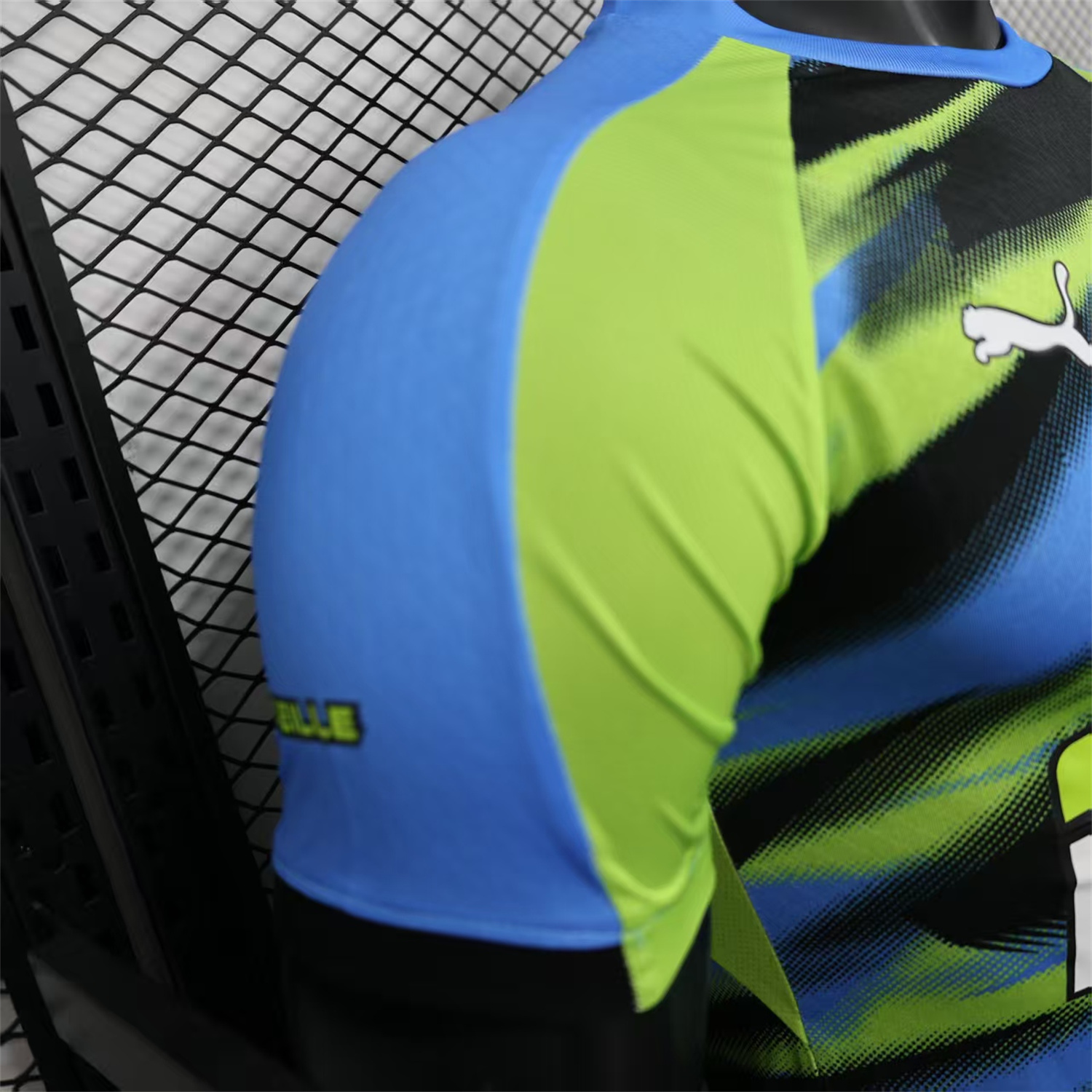 foot-Marseille 25-26 Blue Green Gradient Training Jersey - Player Version