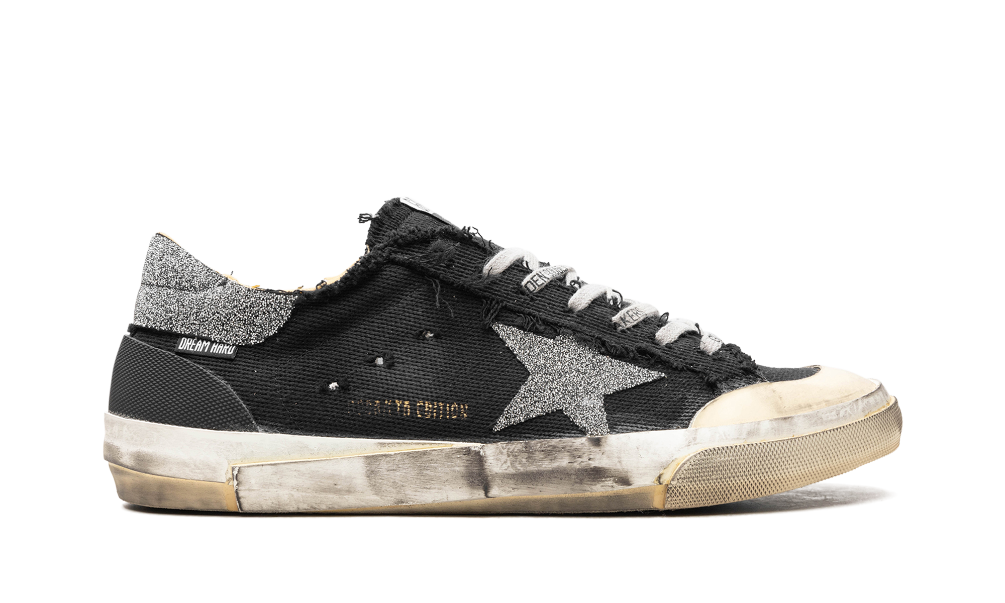 SUPER-STAR PENSTAR CANVAS UPPER CRYSTAL STAR AND HEEL MULTIFOXING "BLACK CRYSTAL"、mysite、Cacoeks