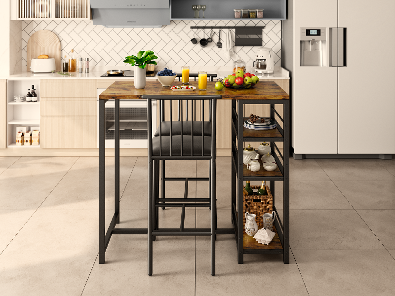 Bar Table and Chairs Set Modern Pub Table Set