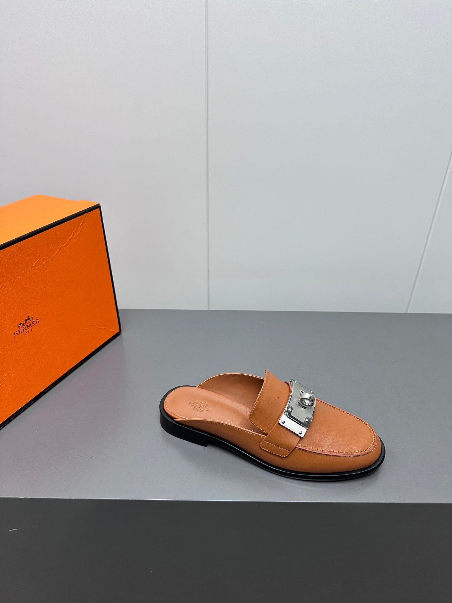 0Z MULE IN BRONZE BROWN LAMBSKIN、mysite、Cacoeks