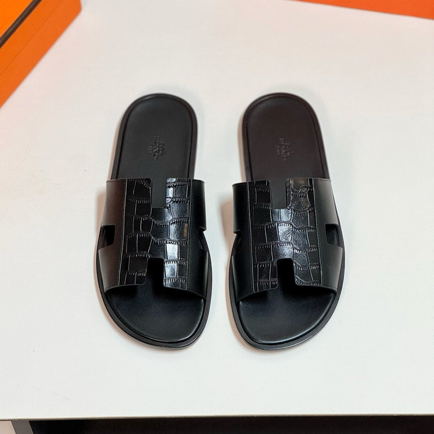 IZMIR SANDAL BLACK LAMBSKIN WITH PATTERNS、mysite、Cacoeks