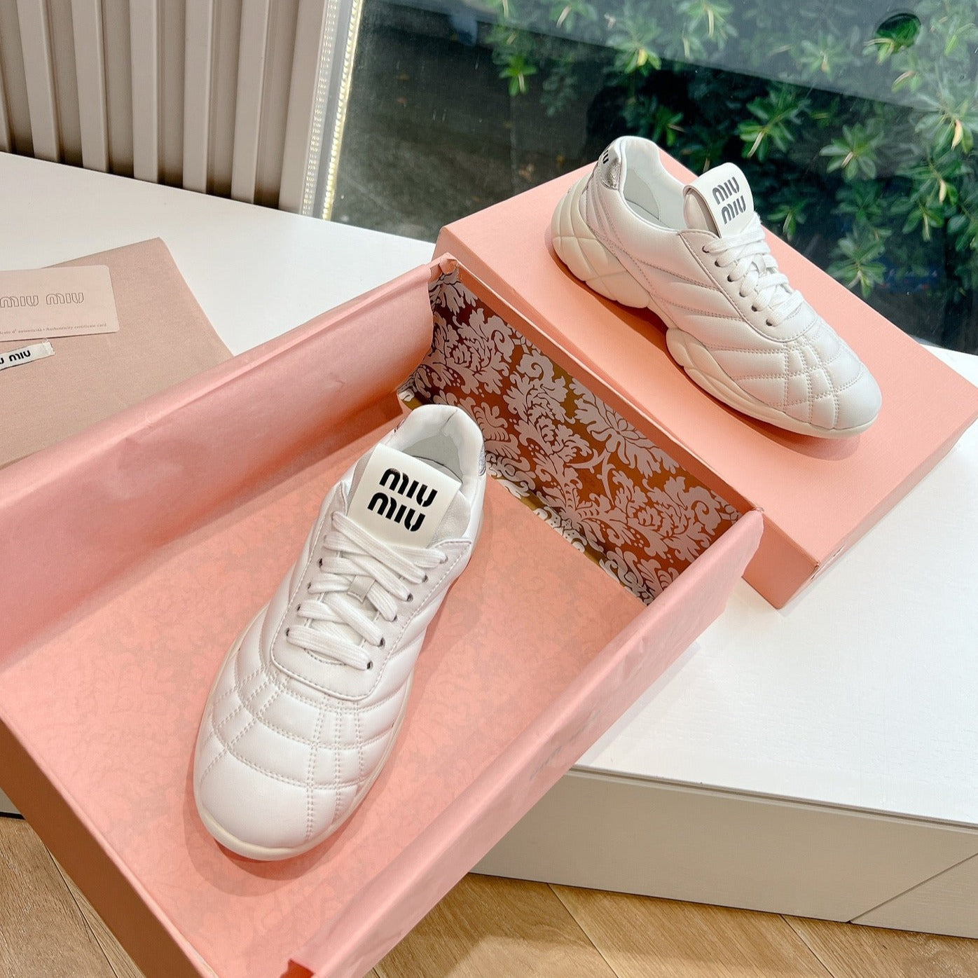 Women's Sneakers White Cowhide、mysite、Cacoeks