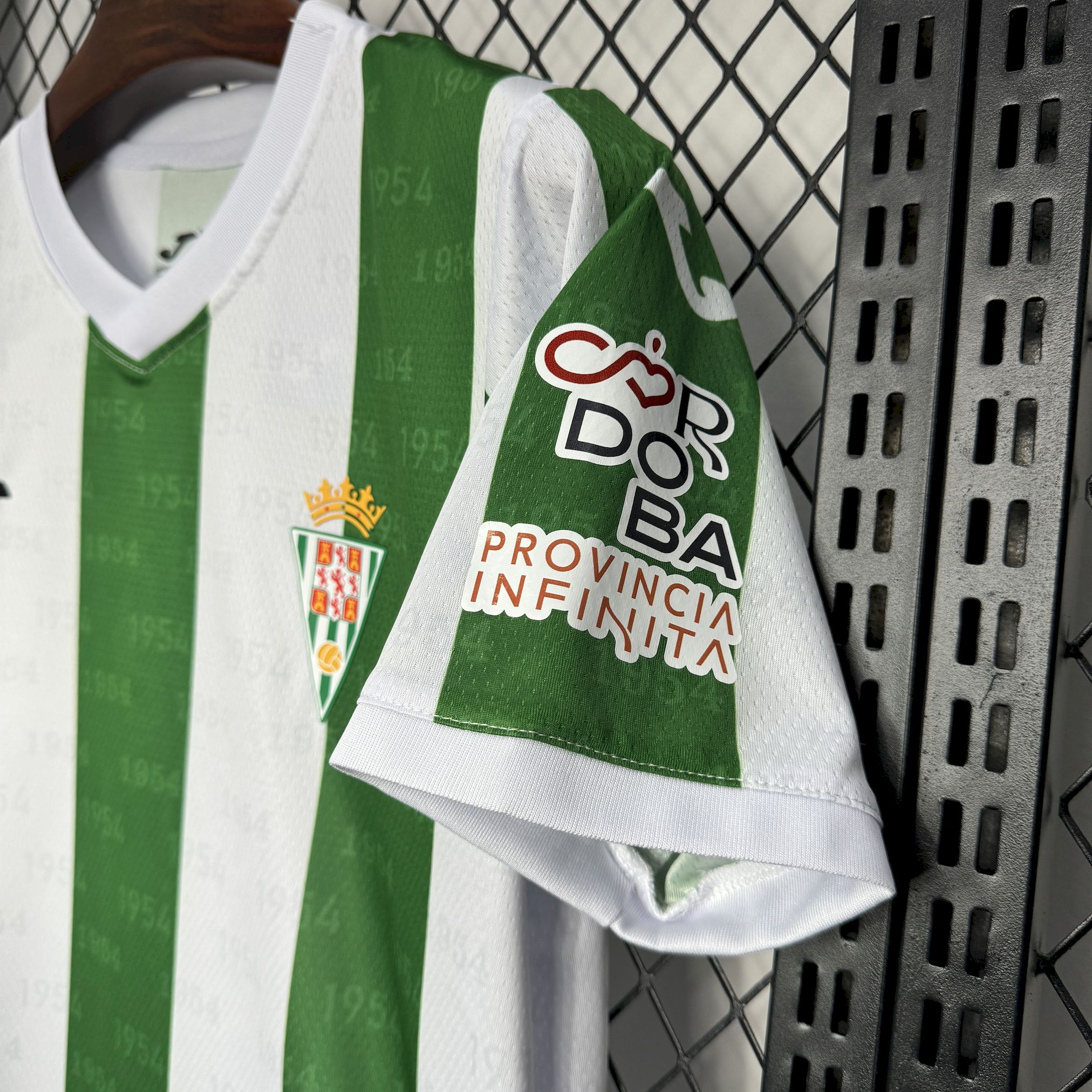 ManixJersey.com | Cordoba CF 24-25 Home Stadium Jersey With All Sponsors - Fans Version -Customize Name, Number and Patch | Worldwide Shipping