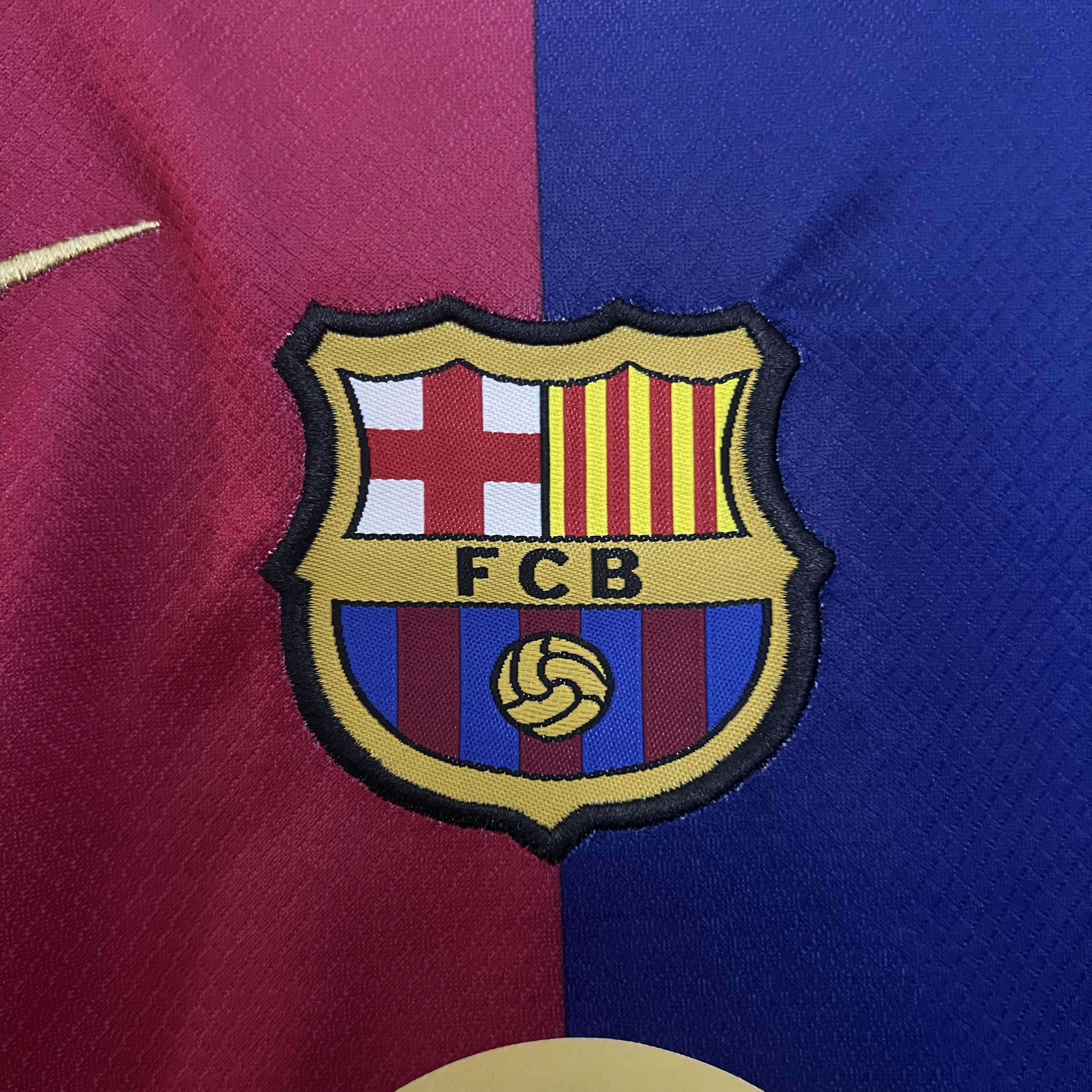 2024/2025 Barcelona Home Football Shirt 1:1 Thai Quality Kids Size:football jersey mysite: unitedjerseyfootball 邓江浪:football