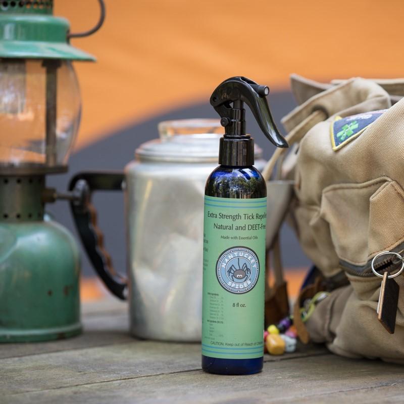 Nantucket Spider Natural Tick Repellent on Table
