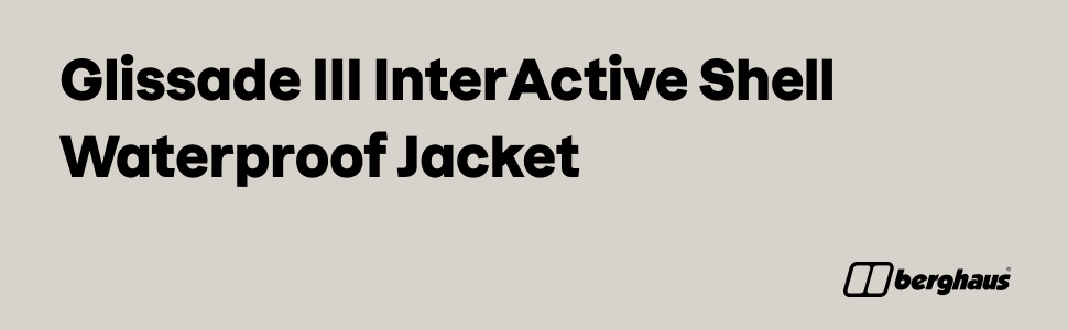 Glissade 3 InterActive Shell Waterproof Jacket