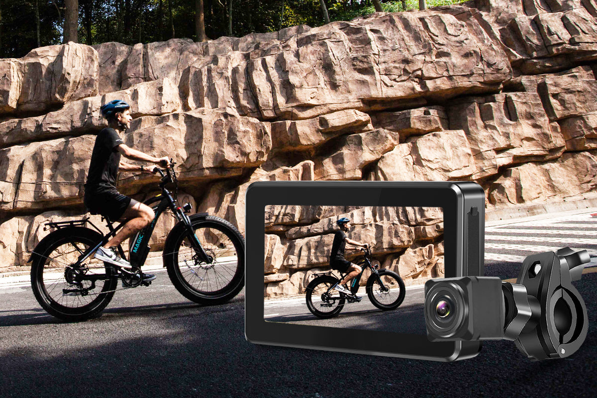 4.3 AHD 1080P Monitor E-bike Rear View Mirror Bike Camera、mySite、bearsvspackers