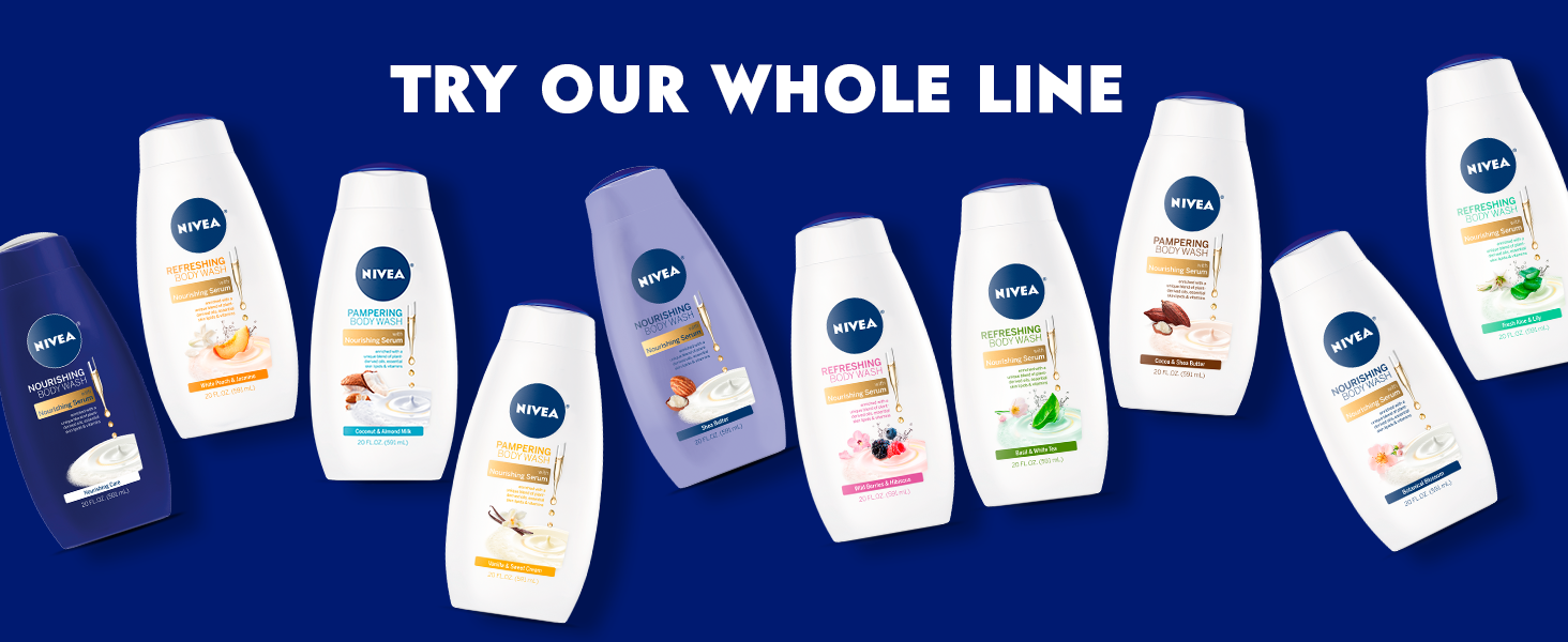 nivea body wash, body wash for women, shower gel, shower gel for women, loofa, bath toys, bath bombs