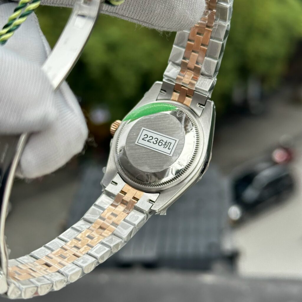 Đồng Hồ Nữ Rolex DateJust Replica 11 Mặt Xà Cừ Đính Đá 31mm (1)