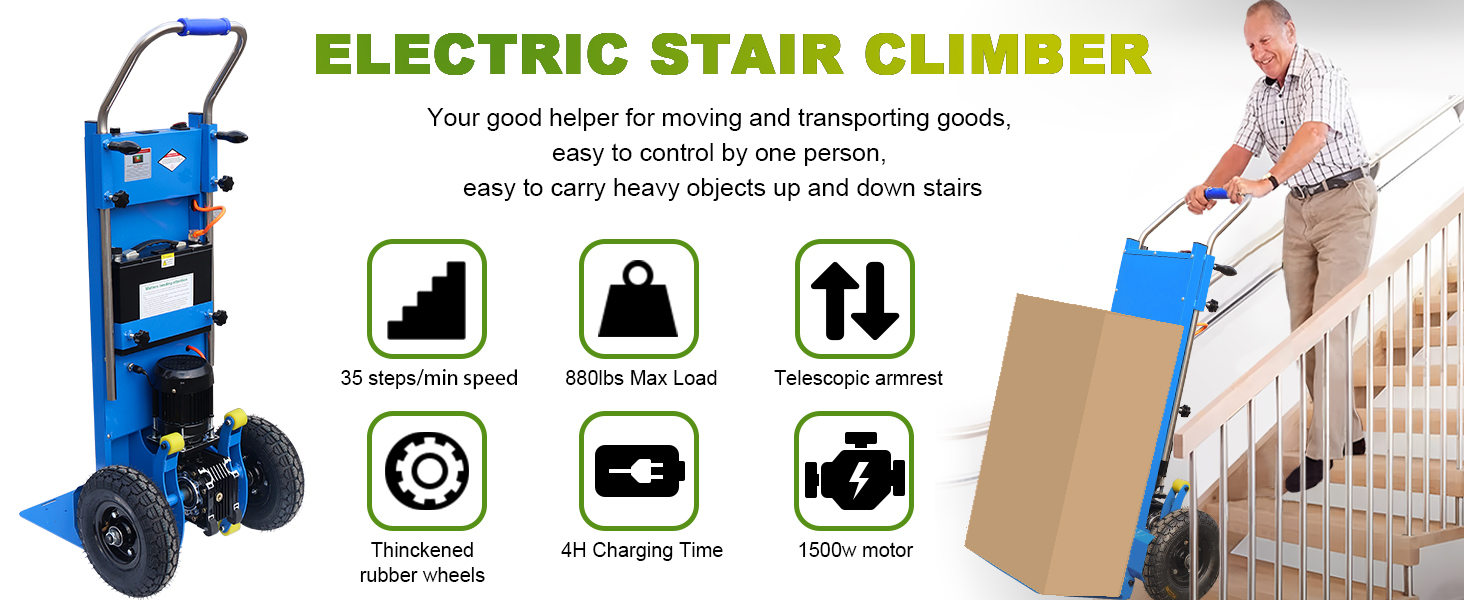 Electric stair climber