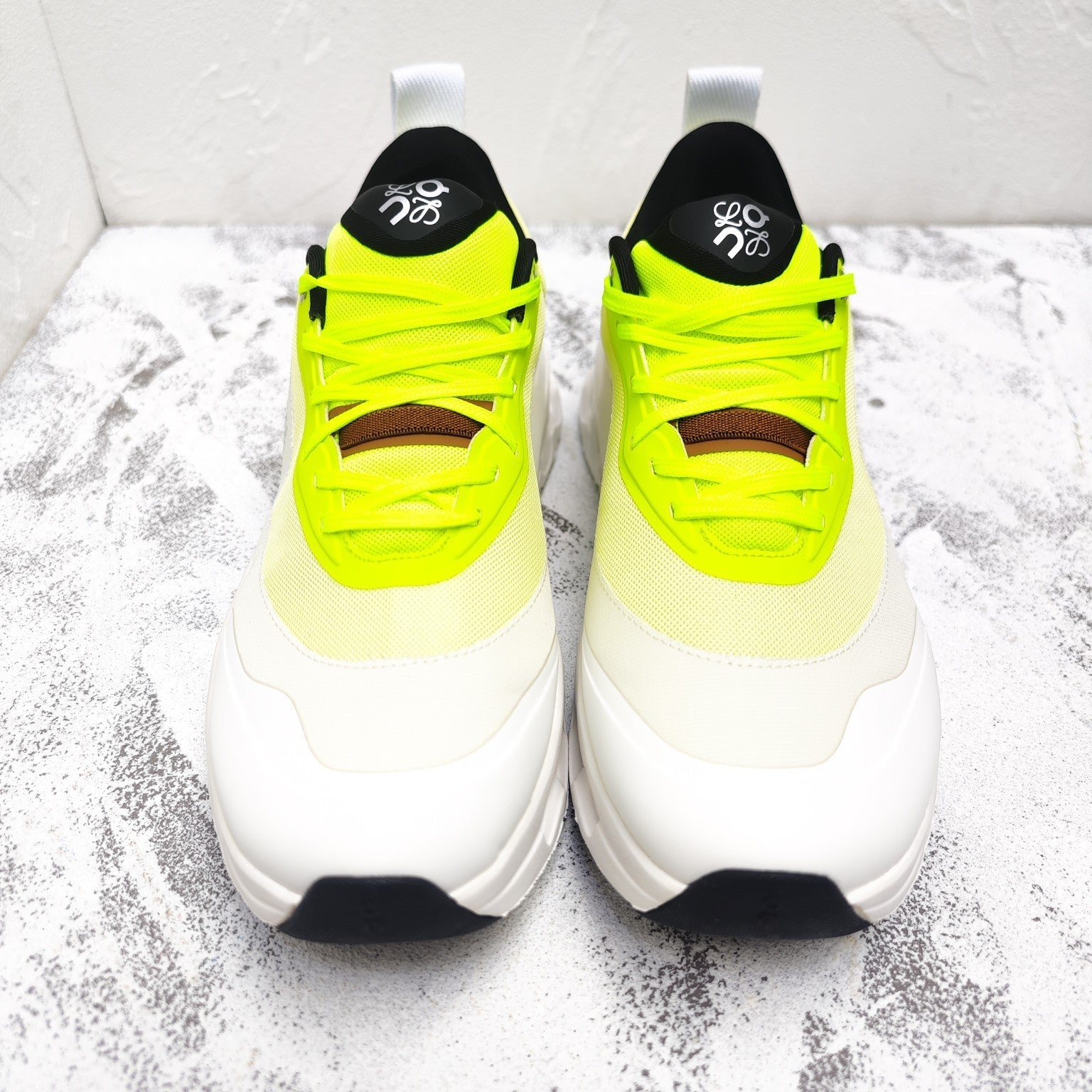 CLOUDTILT 2.0 SNEAKER NEON YELLOW MIX PALE GRAY CALFSKIN AND BREATHABLE MESH、mysite、Cacoeks