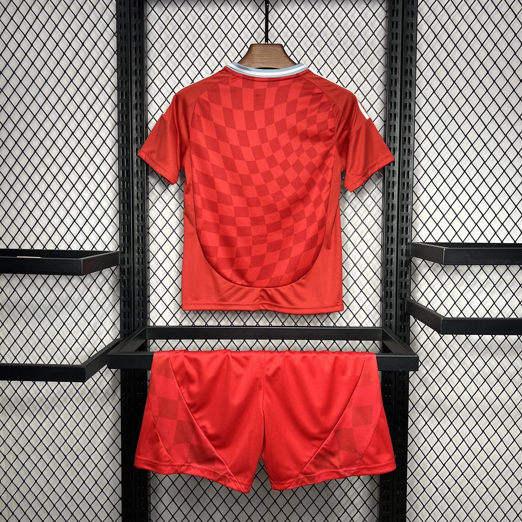 Higojerseys-Aberdeen 24-25 Home Stadium Kids Kit