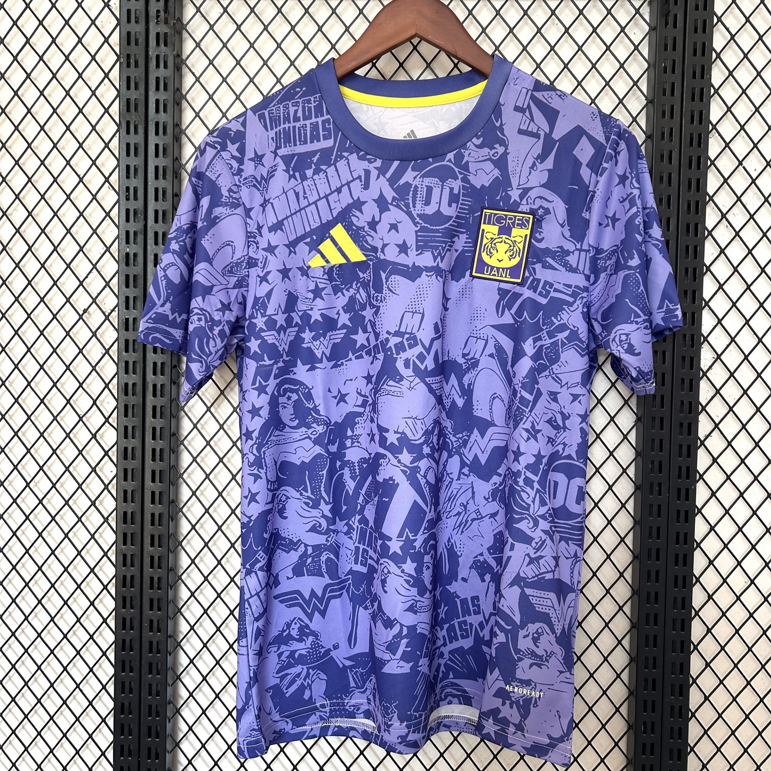 foot-Tigres UANL 25-26 Blue And Purple Pre-match Training Jersey - Fans Version