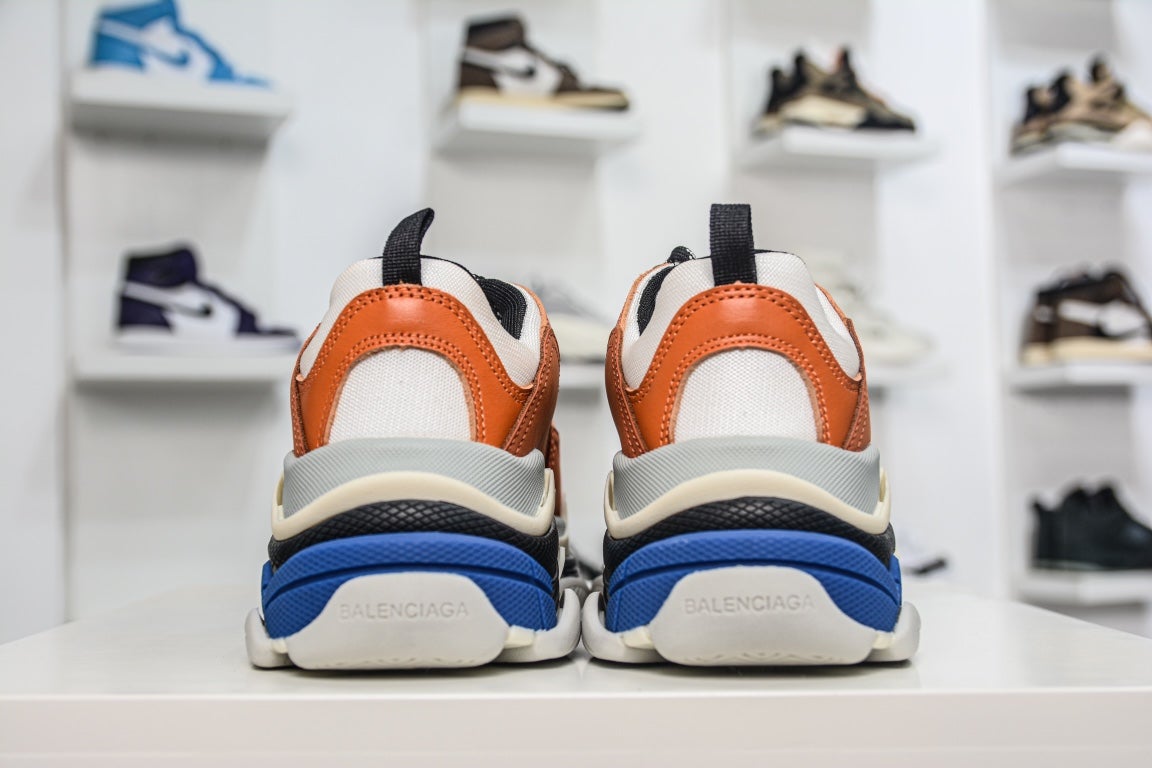 Balenciaga Triple S Sneaker Orange Grey Black、mysite、Cacoeks