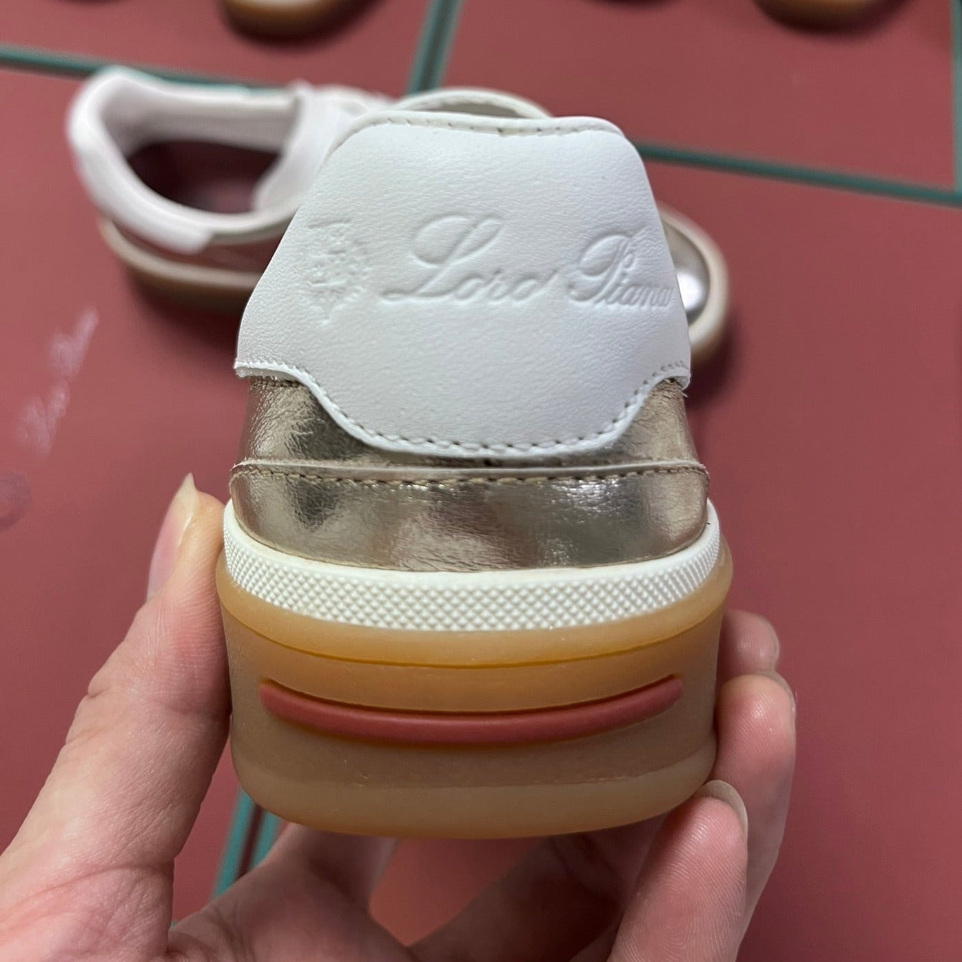 LP TENNIS WALK SNEAKERS SILVER CALFSKIN、mysite、Cacoeks