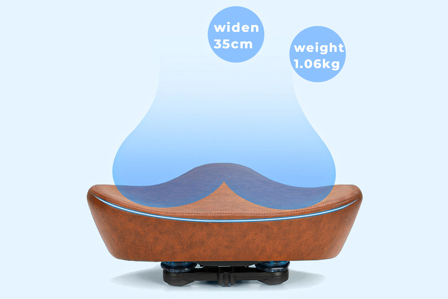 Extra Wide Short-Nose Ebike Seat Cushion、mySite、bearsvspackers