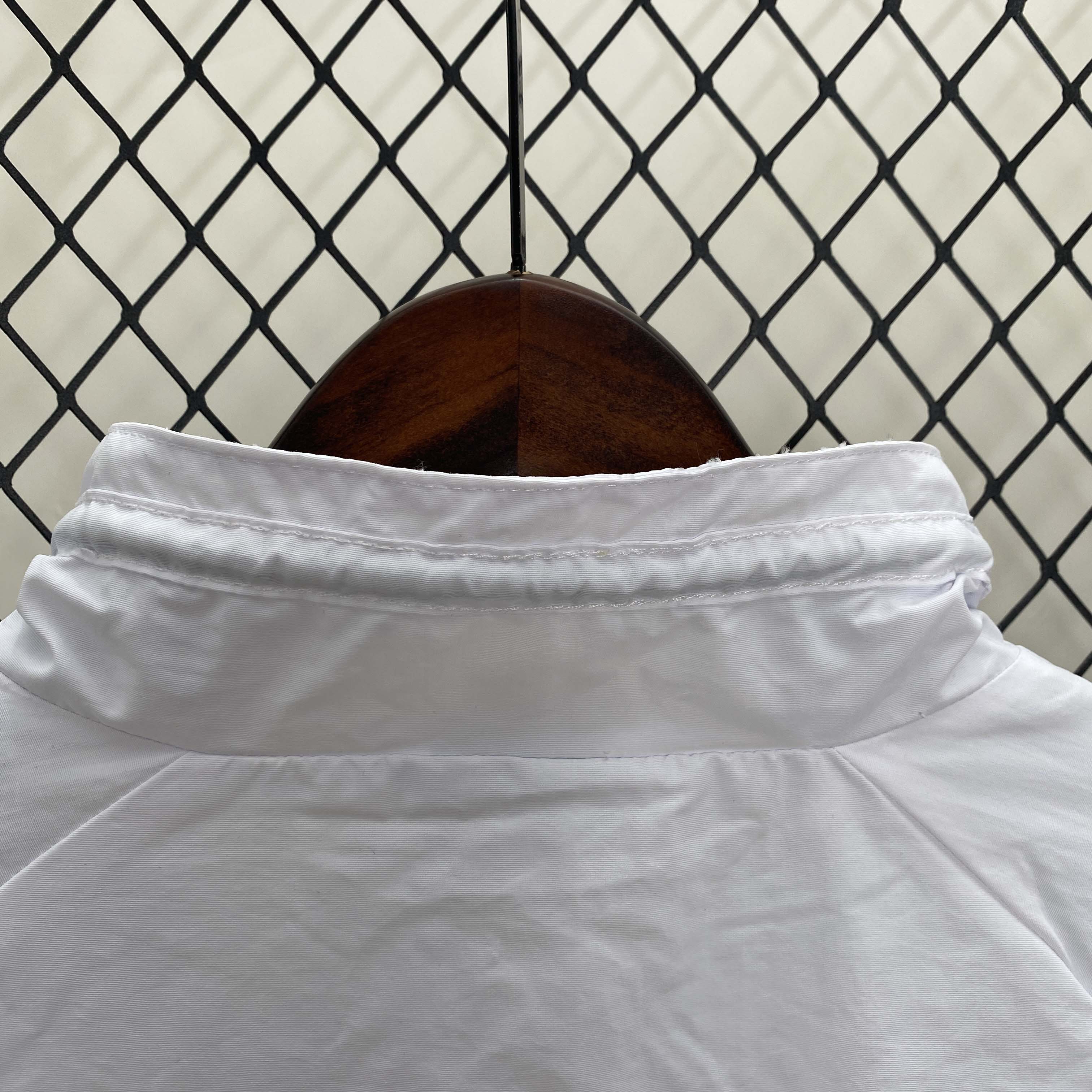 2024/2025 Real Madrid Windbreaker White Soccer Jersey 1:1 Thai Quality:football jersey mysite: unitedjerseyfootball 邓江浪:football