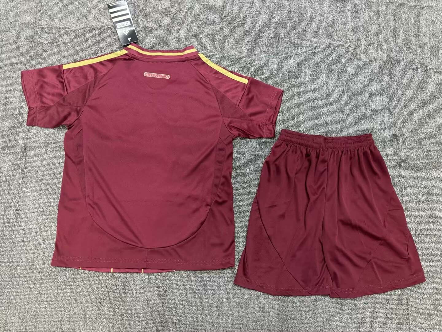 2024/2025 Roma Home Soccer Jersey 1:1 Thai Quality Kids Size:football jersey mysite: unitedjerseyfootball 邓江浪:football