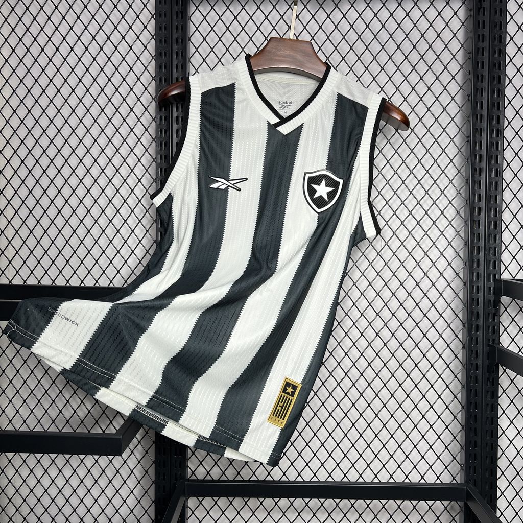 Higojerseys-Botafogo 2024 Home Unsponsored Tank Top - Fans Version