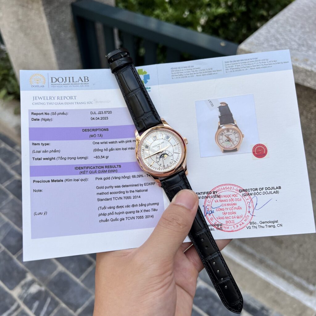 Đồng Hồ Patek Philippe 5205R Bọc Vàng Hồng 18K Replica 11 40mm (1)